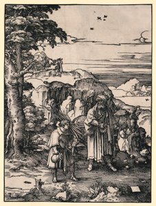 Ofiara Abrahama autorstwa Lucas van Leyden