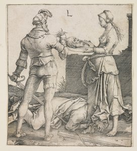 Ścięcie św. Jana Chrzciciela, 1513 autorstwa Lucas van Leyden