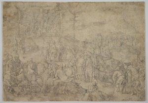 Kalwaria Golgota, 1517. autorstwa Lucas van Leyden