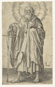 Apostoł Paweł Chrystus i apostołowie (tytuł serii) autorstwa Lucas van Leyden