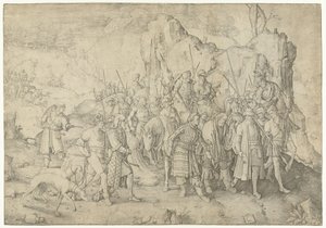 Nawrócenie Pawła autorstwa Lucas van Leyden