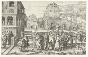 Wielki Ecce Homo autorstwa Lucas van Leyden