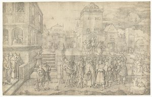 Wielki Ecce Homo autorstwa Lucas van Leyden