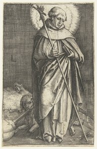 Święty Dominik autorstwa Lucas van Leyden