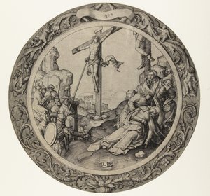 Ukrzyżowanie Okrągła Pasja (tytuł serii) autorstwa Lucas van Leyden