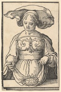 Sybilla delficka z serii Sybille, ca. 1530. autorstwa Lucas van Leyden