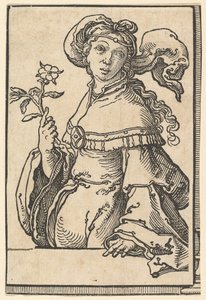 Sybilla erythrean z serii Sybille, ca. 1530. autorstwa Lucas van Leyden