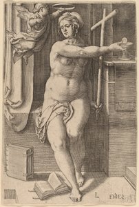 Fides (Wiara) autorstwa Lucas van Leyden