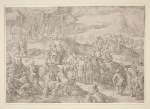 Golgota (Wielka Kalwaria) autorstwa Lucas van Leyden