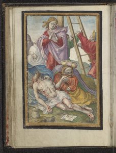 Krzyż biorąc Męka Chrystusa (tytuł serii) autorstwa Lucas van Leyden