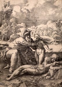 Stworzenie Ewy autorstwa Lucas van Leyden
