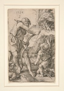 Lamech i Kain autorstwa Lucas van Leyden