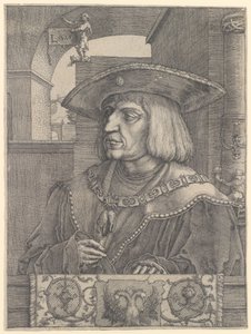 Maksymilian I autorstwa Lucas van Leyden