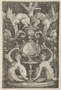 Panel ornamentu, 1528. autorstwa Lucas van Leyden