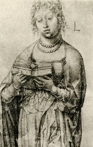 czytająca dziewczyna autorstwa Lucas van Leyden