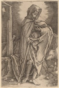 Święty Antoni autorstwa Lucas van Leyden