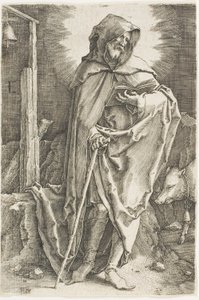 Święty Antoni autorstwa Lucas van Leyden