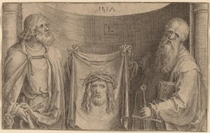 Święci Piotr i Paweł z Werniklem autorstwa Lucas van Leyden