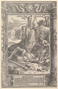 Samson i Dalila, ca. 1517. autorstwa Lucas van Leyden