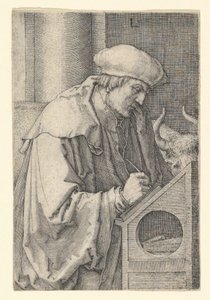 Św. Łukasza, 1518. autorstwa Lucas van Leyden