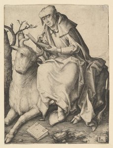Św. Łukasza, ca. 1508. autorstwa Lucas van Leyden