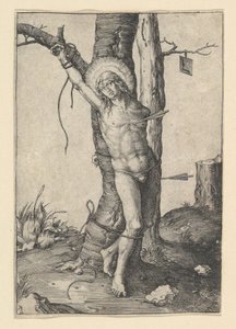 Św. Sebastian, ok. godz. 1510. autorstwa Lucas van Leyden