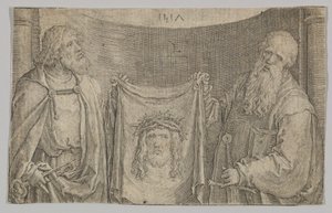 św. Piotr i Paweł z Vernicle, 1517. autorstwa Lucas van Leyden