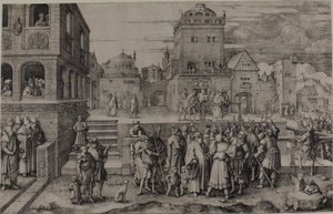 Duży Ecce Homo autorstwa Lucas van Leyden
