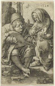 Muzycy autorstwa Lucas van Leyden