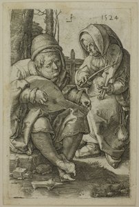 Muzycy autorstwa Lucas van Leyden