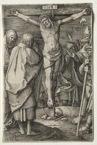 Pasja: Ukrzyżowanie, 1521. autorstwa Lucas van Leyden