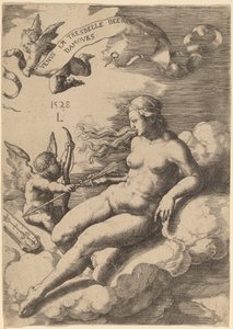 Wenus i Kupidyn autorstwa Lucas van Leyden