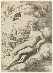 Wenus i Kupidyn autorstwa Lucas van Leyden