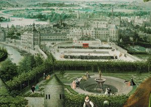 Wiosna. Tło autorstwa Lucas van Valckenborch