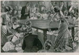 Ping-Pong (litografia) autorstwa Lucien Davis