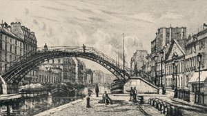 „Quai de Jemmapes”, 1915 autorstwa Lucien Gautier