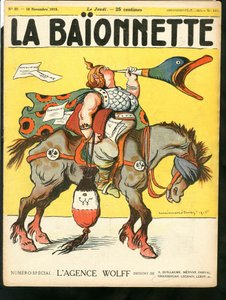 Okładka „La Baionnette”, Satyryczna w kolorze