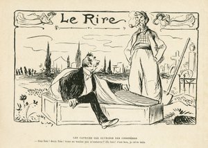 Ilustracja w Le Rire autorstwa Lucien Metivet
