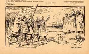 Le Rire rouge, satyryczne czarno-białe autorstwa Lucien Metivet