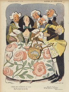 Madame De Pompadour, ilustracja do Le Rire