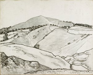 Cefn Bryn, 1933 autorstwa Lucien Pissarro