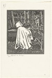Roodkapje Czerwony Kapturek autorstwa Lucien Pissarro