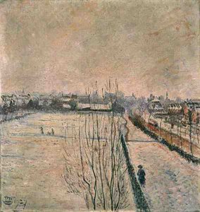 Stamford Brook, Londyn autorstwa Lucien Pissarro