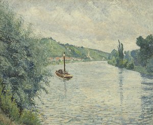 Barka autorstwa Lucien Pissarro