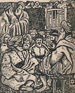 Spotkanie Starszych, 1919 autorstwa Lucien Pissarro