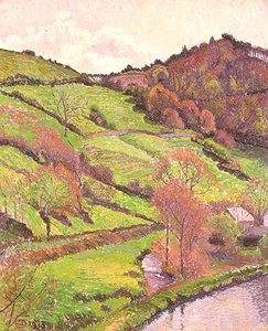 Basen, Blackpool, Devon autorstwa Lucien Pissarro