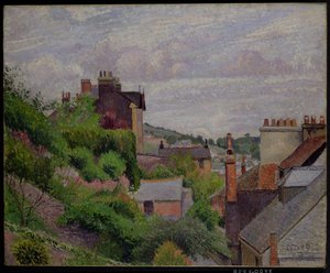 Dachy Dartmouth autorstwa Lucien Pissarro