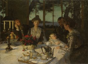 Rozmowa w półmroku.