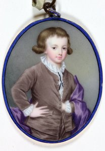 Lord Edward Charles Cavendish Bentinck (emalia) autorstwa Lucius Barber