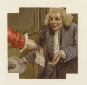 Ilustracja do Szkoły skandalu (chromolitho) autorstwa Lucius Rossi